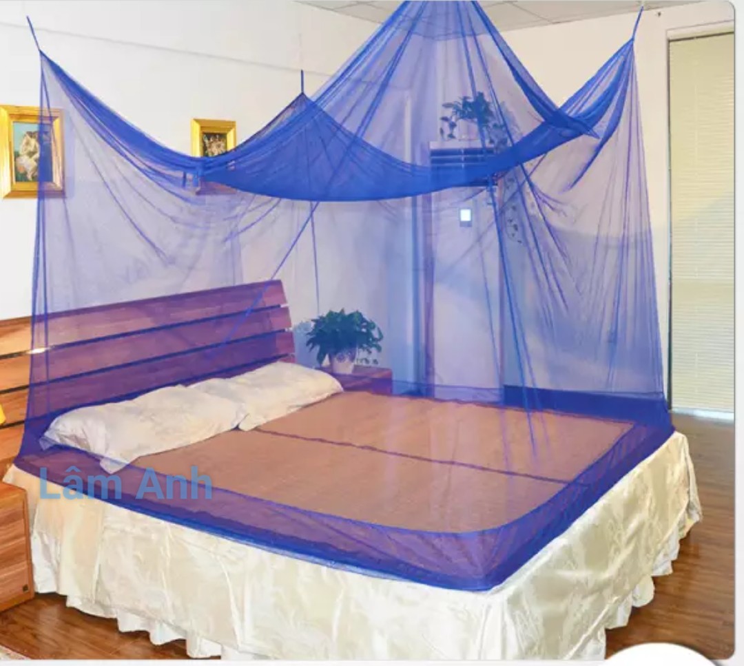 1m2x2m mùng nhỏ mùng ngủ tuyn màu đẹp, mùng giăng dây
