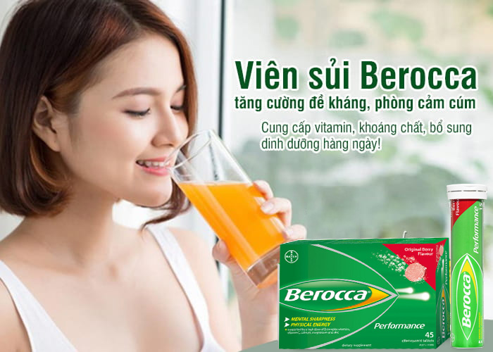 Viên sủi Beroca nội địa Úc bỗ sung Vitamin hộp 15 viên