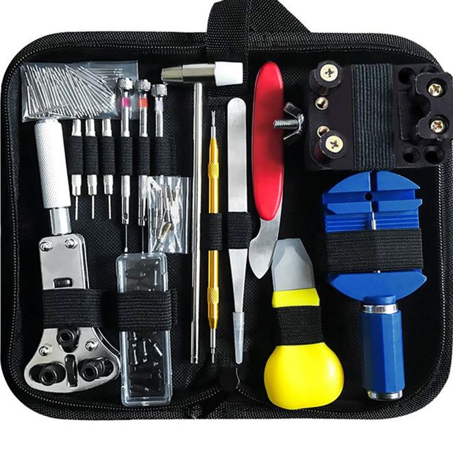 Bộ Dụng Cụ Sửa Chữa Đồng Hồ 147 Cái Dụng Cụ Mở Hộp Dụng Cụ Tháo Thanh Lò Xo Dụng Cụ Làm Đồng Hồ Repair Tool