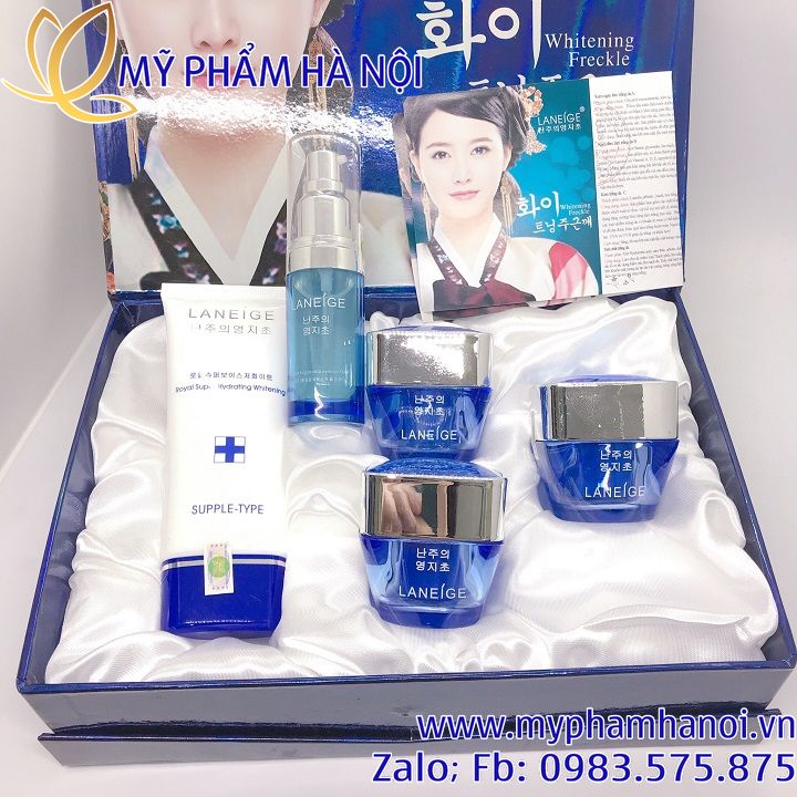 LANEIGER XANH 5IN1 – BỘ MỸ PHẨM TRẮNG DA CAO CẤP