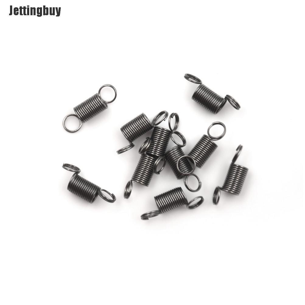 Jettingbuy 10 Cái Lò Xo Căng Nhỏ Bằng Thép Không Gỉ 15Mm Có Móc Cho Đồ Chơi Tự Làm Kéo Căng