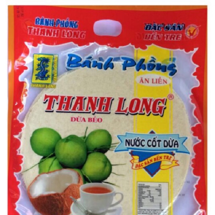 Bánh phồng sữa nước cốt dừa- Đặc sản Bến Tre (bịch 10 cái)