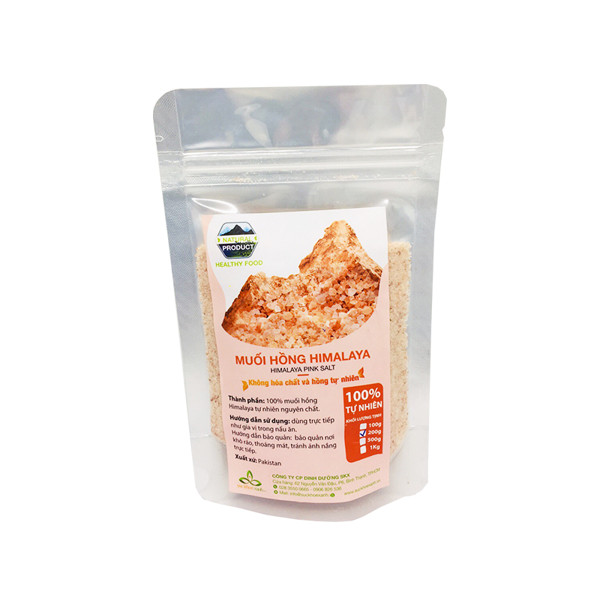 Muối hồng Himalaya dạng mịn 200g