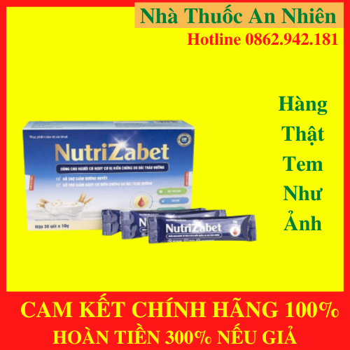 [CHÍNH HÃNG - HOÀN TIỀN] Sữa Nutrizabet – Ngũ Cốc Dinh Dưỡng Cho Người Tiểu Đường, Hỗ Trợ Giảm Đường Huyết