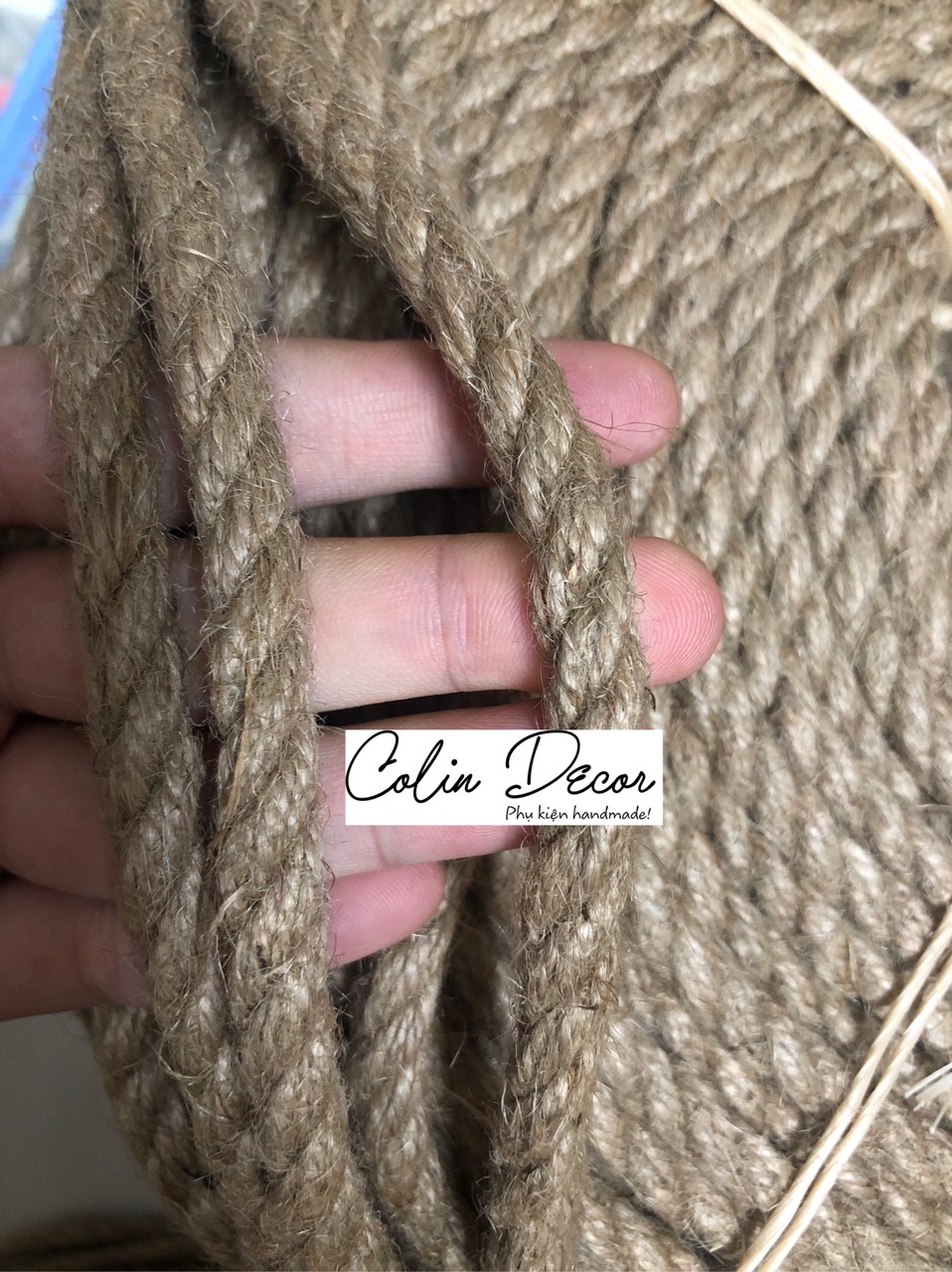 10 mét dây thừng gai 2mm, 3mm, 4mm, 5mm, 6mm trang trí handmade dây thừng treo đồ vật