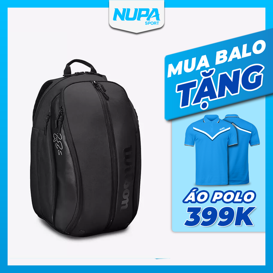 Balo tennis wilson roger federer dna - black/ black | nupa sport