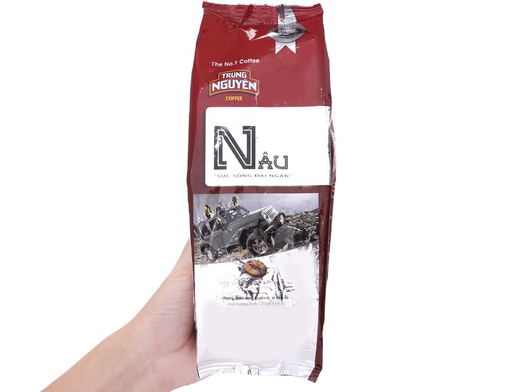 Cà phê trung nguyên nâu gói 500g