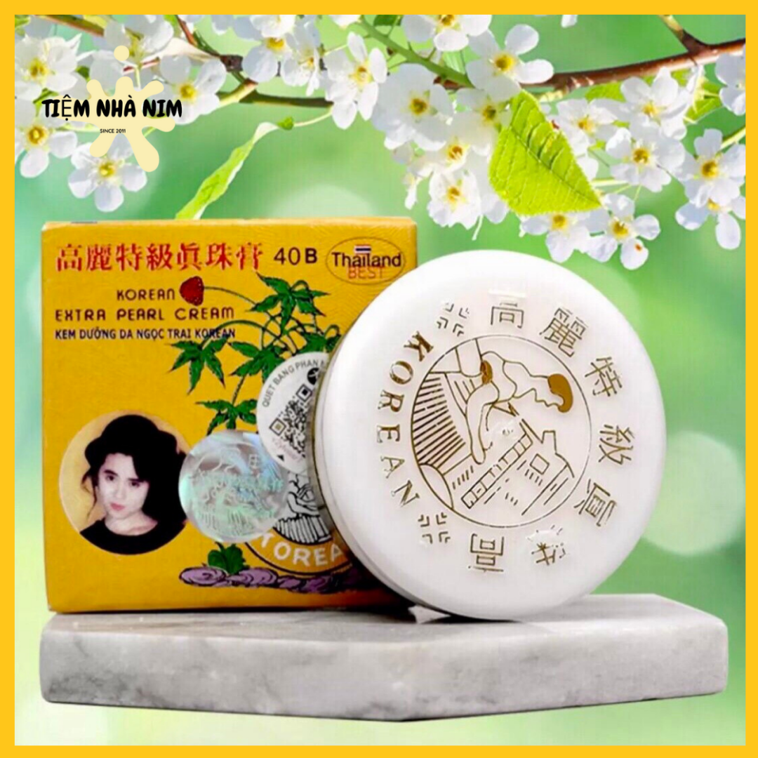 Kem sâm vàng KOREAN EXTRA PEARL CREAM - trắng da, dưỡng da Ngọc Trai 5gram