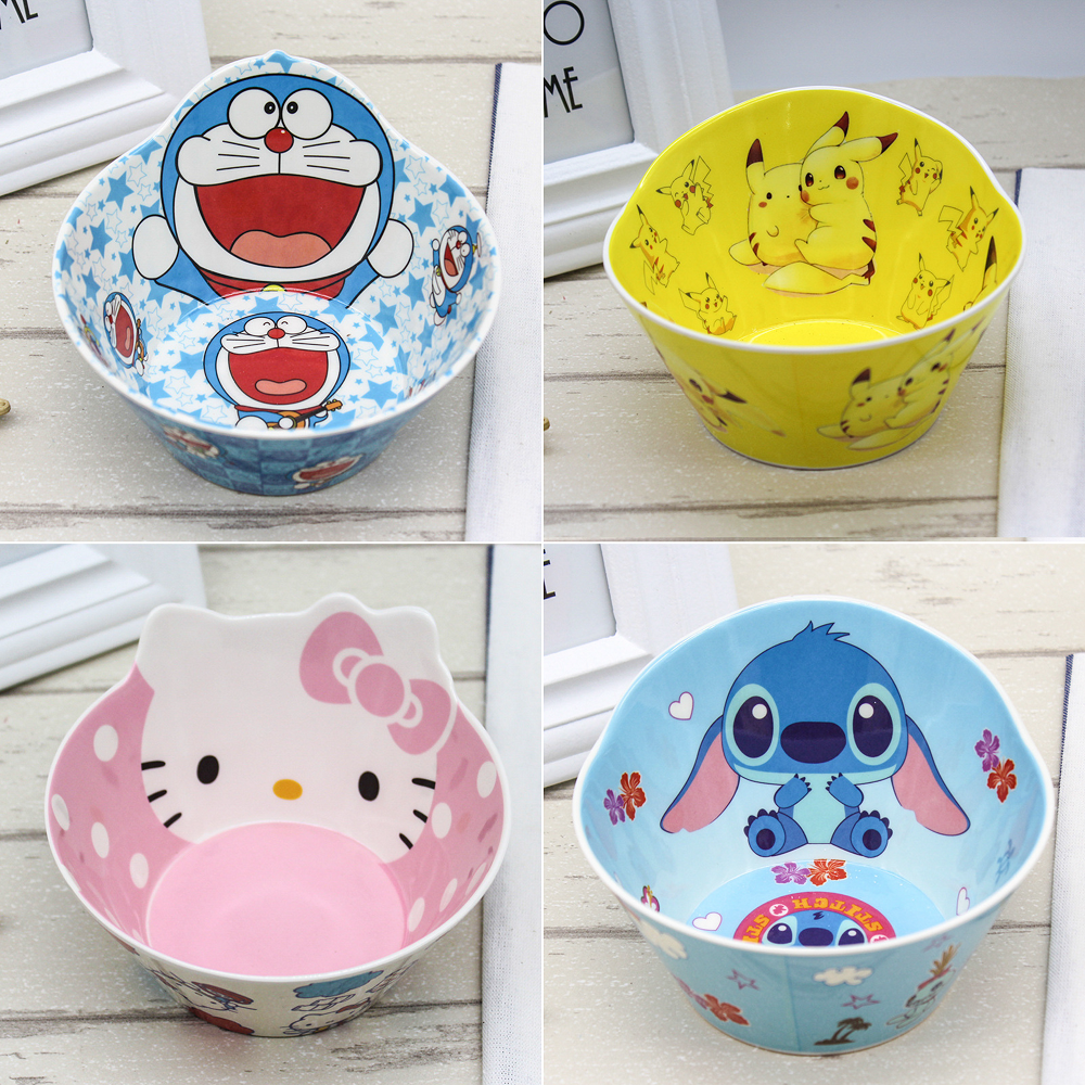 Tô Melamine giả sứ mẫu hoạt hình 14cm dễ thương cute TooYoo BK00381