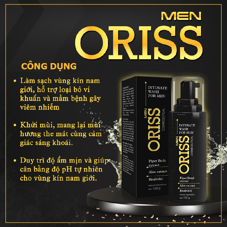 Dung dịch vệ sinh chuyên biệt cho nam giới oriss