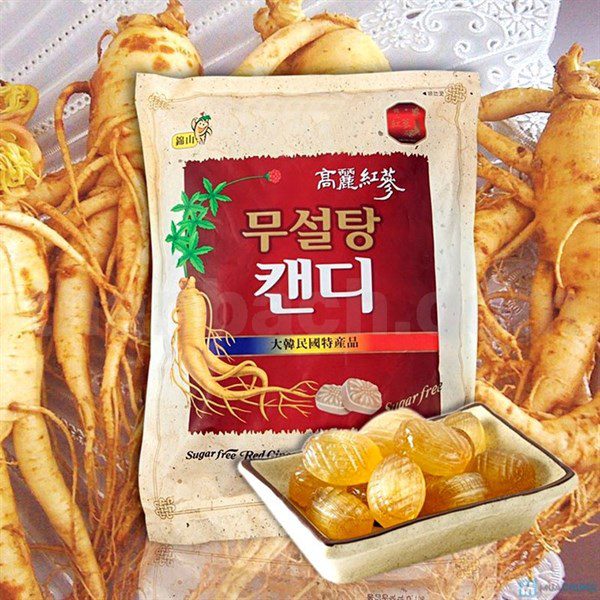 Kẹo hồng sâm không đường Hàn Quốc 500g