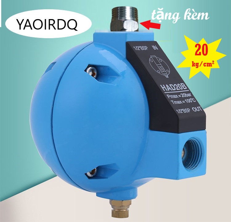 Van xả đáy tự động máy nén khí had20b loại tốt tách nước ngưng tụ máy nén khí chịu áp đến 20 kg/cm2