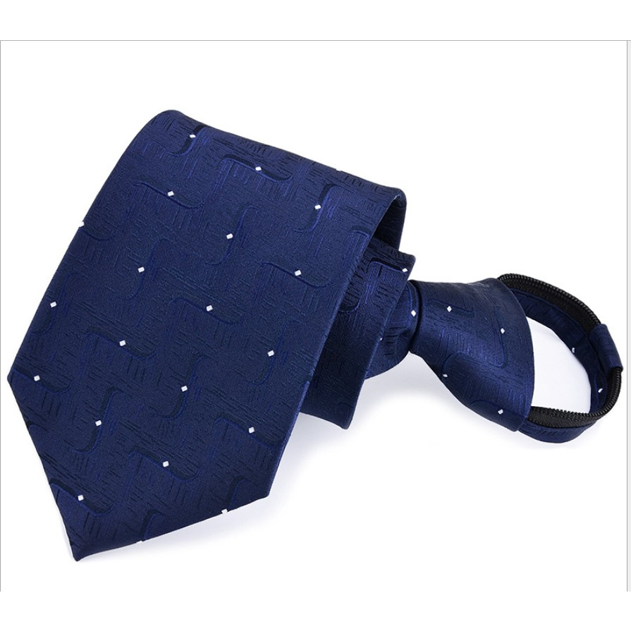 Cà vạt Nam thắt sẵn cao cấp bản to 8cm phong cách công sở lịch sự cà vạt phom đẹp thời trang Cravat cao cấp thời trang