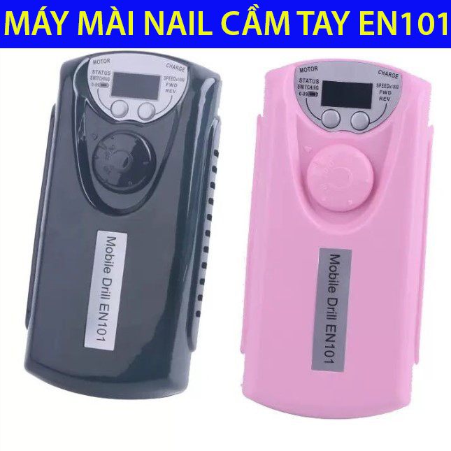 [HCM][ SIÊU SALE ] Máy Mài Nail Cầm Tay EN101 Máy Mài Móng Chuyên Nghiệp Là Dòng Máy Cao Cấp Trong Ngành Nail Thiết Kế Nhỏ Gọn Thay Đổi Tốc Độ Tiện Dụng. Máy Có Chức Năng Tích Điện Được Nhiều NgàyBảo Hành 12 Tháng