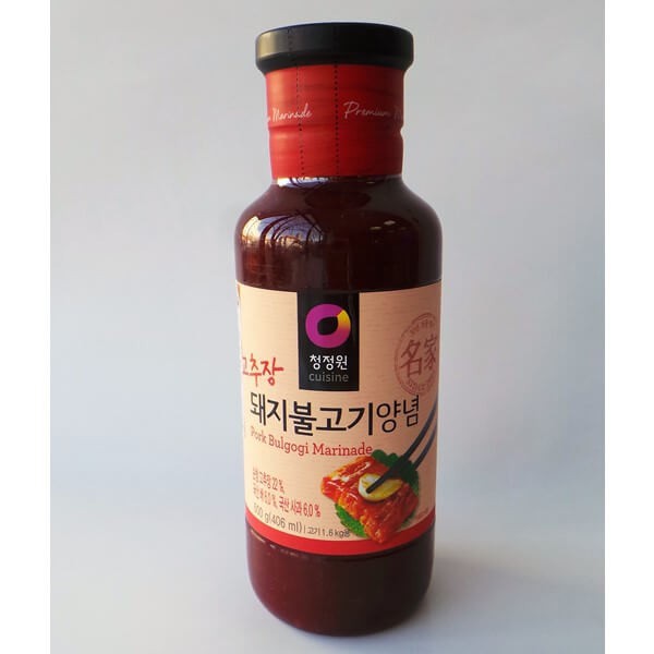 Sốt tẩm ướp thịt lợn xào daesang hàn quốc 500 gram 청정원 돼지불고기양념