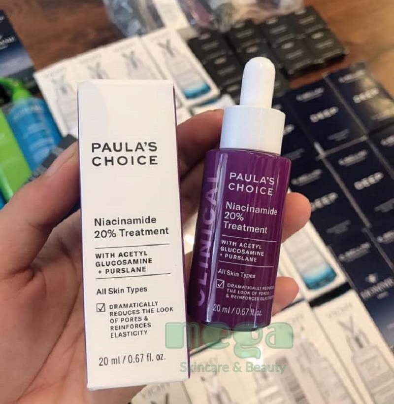Tinh chất se khít lỗ chân lông Paula's Choice Clinical Niacinamide 20% Treatment 20ml