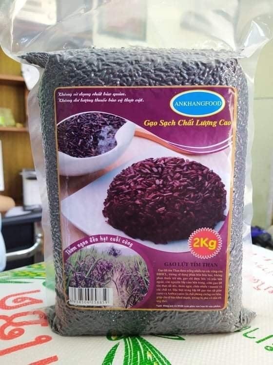 Gạo lứt tím than an khang food