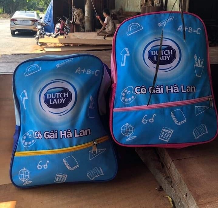 [HCM]Balo Dacth Lady- Quà Tặng Từ sữa Cô gái Hà Lan 4 ngăn tiện lợi cho bé trai / gái mầm non và cấp 1