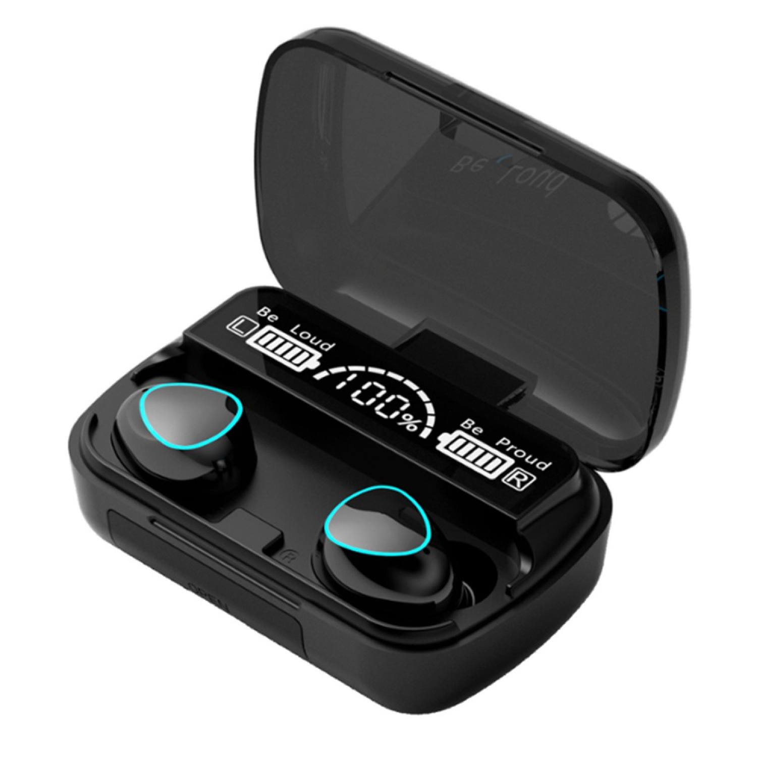 Tai nghe bluetooth không dây bass mạnh M10 TWS v5.1 3500mah nút chạm cảm ứng âm thanh