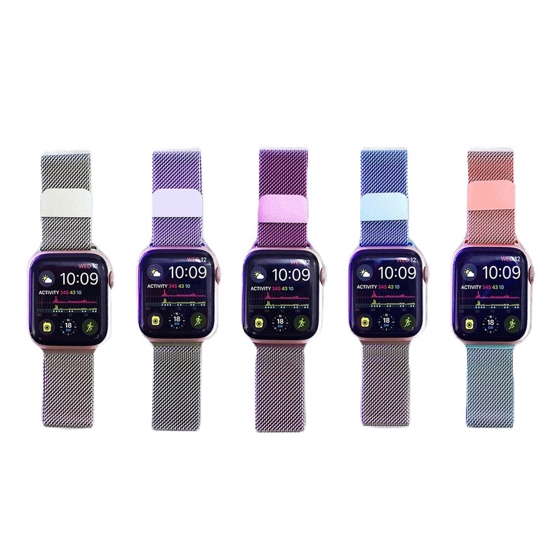 Dây Milan thép cho đồng hồ thông minh Ultra 8 7 SE 6 5 4 3 2 1 size 49mm 45mm 41mm 44mm 42mm 40mm 38mm