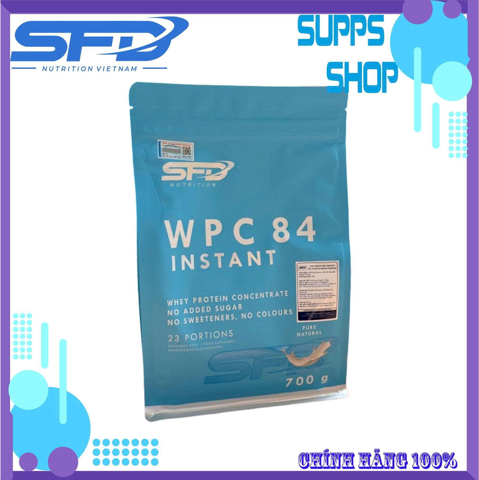 Whey Concentrate SFD WPC 84 InStant 700g 23 portions - Sữa tăng cơ Concentrate