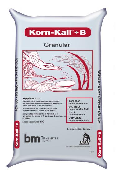 Phân bón đa trung vi lượng Korn- Kali+ B nhập khẩu từ CHLB Đức