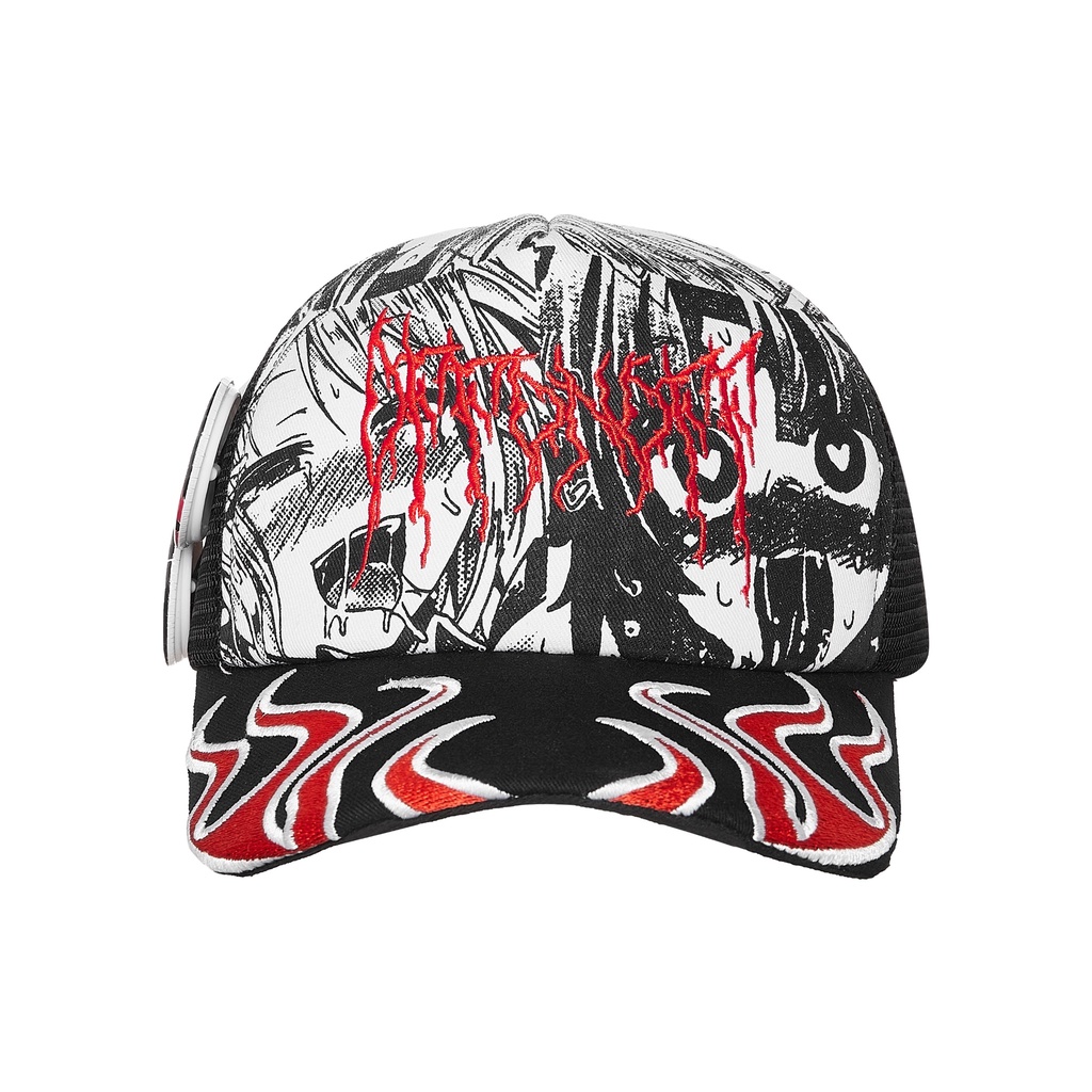 Anime trucker cap / black