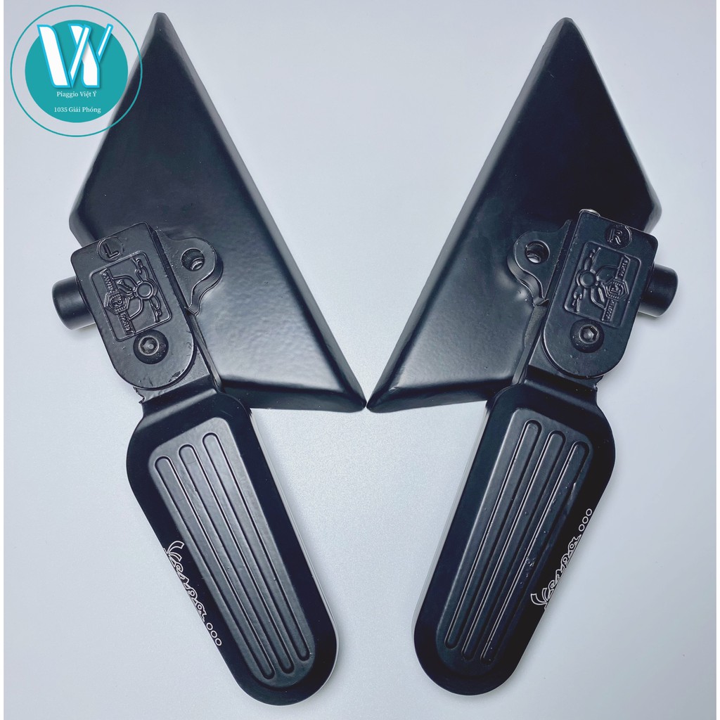 Bộ gác chân, gạt để chân vespa lx, sprint, primavera cực tiện lợi