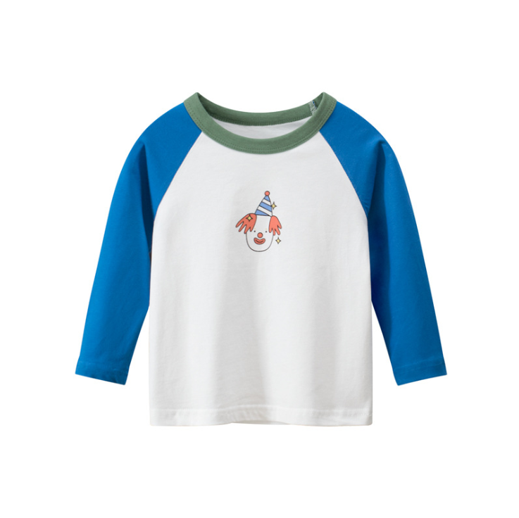 [ VIDEO] H113 Áo thun dài tay bé trai 27KIDS chất liệu 100% cotton in hình CHÚ HỀ (BLUE) cho bé từ 10-33kg (2 tuổi -10 tuổi ) an toàn mềm mịn thích hợp cho bé đi học đi chơi