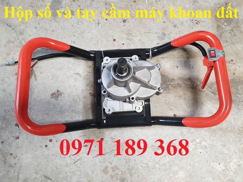 Hộp số máy khoan đất và tay cầm máy khoan đất