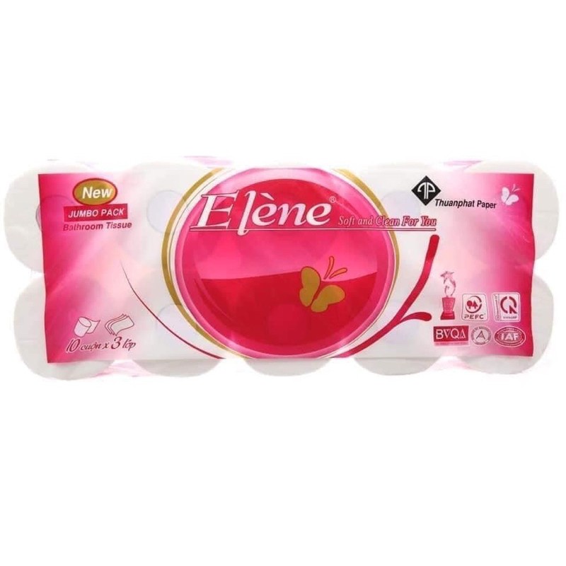 Giấy vệ sinh 3 lớp elene
