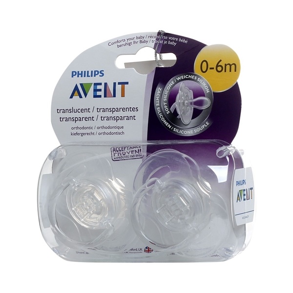 [HCM]Ty ngậm Philips Avent trong suốt ( 0-6m )