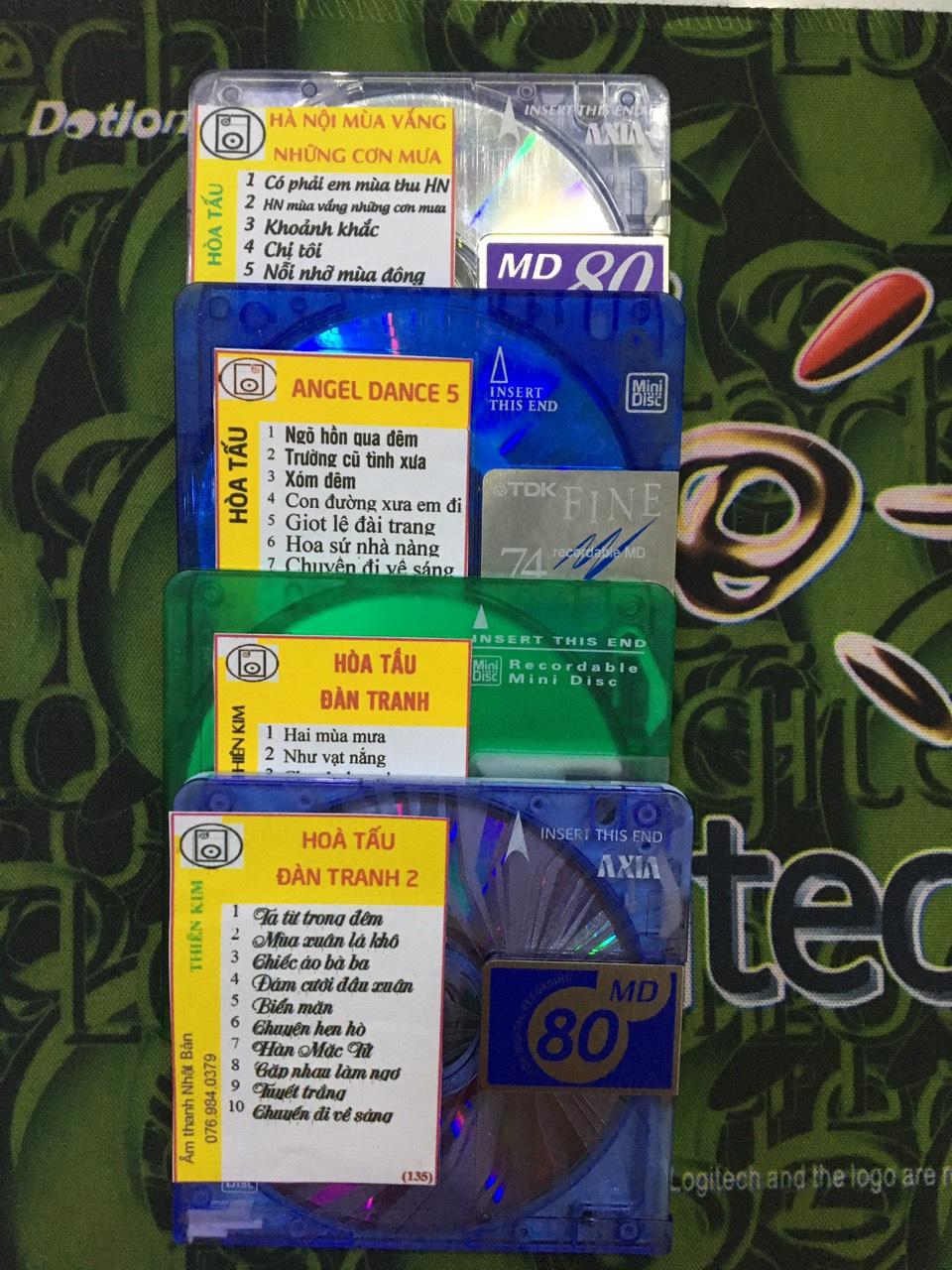 [MDCD] Bộ 4 Đĩa MD hòa tấu - Đĩa MD Mini Disc