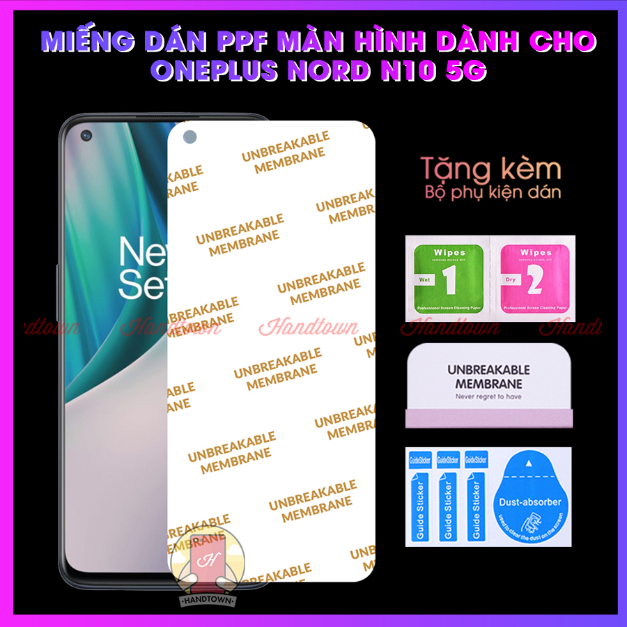Miếng Dán Màn Hình PPF Oneplus Nord N10 5G chống va đập siêu trong suốt