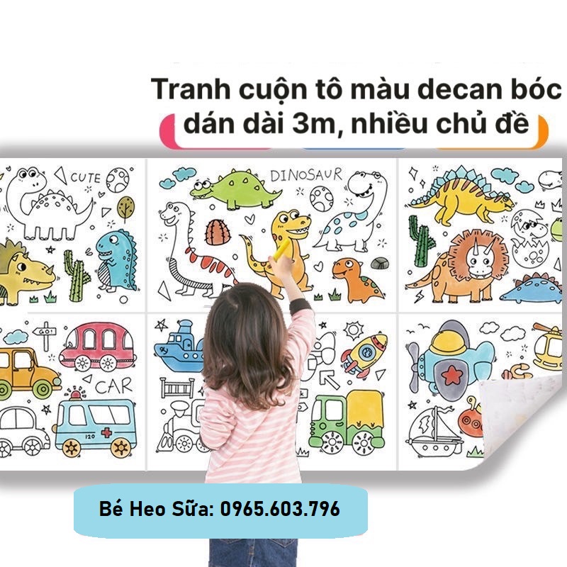 Tranh Tô Màu Cho Bé Cuộn Dài Giá Rẻ Tháng 5,2023|Biggo Việt Nam