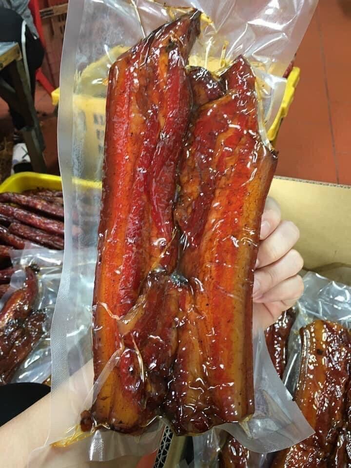 Ba chỉ xông khói gác bếp gói 500gram,thịt ba chỉ cheo gác bếp