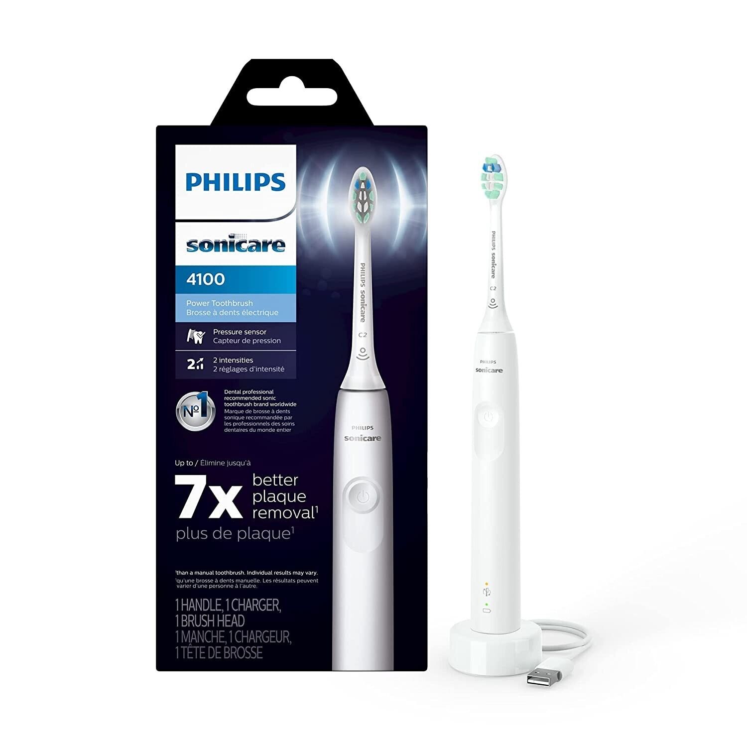 Bàn chải răng chạy điện Philip Sonicare 2100  3100 4100 Power Toothbrush, bản sạc USB