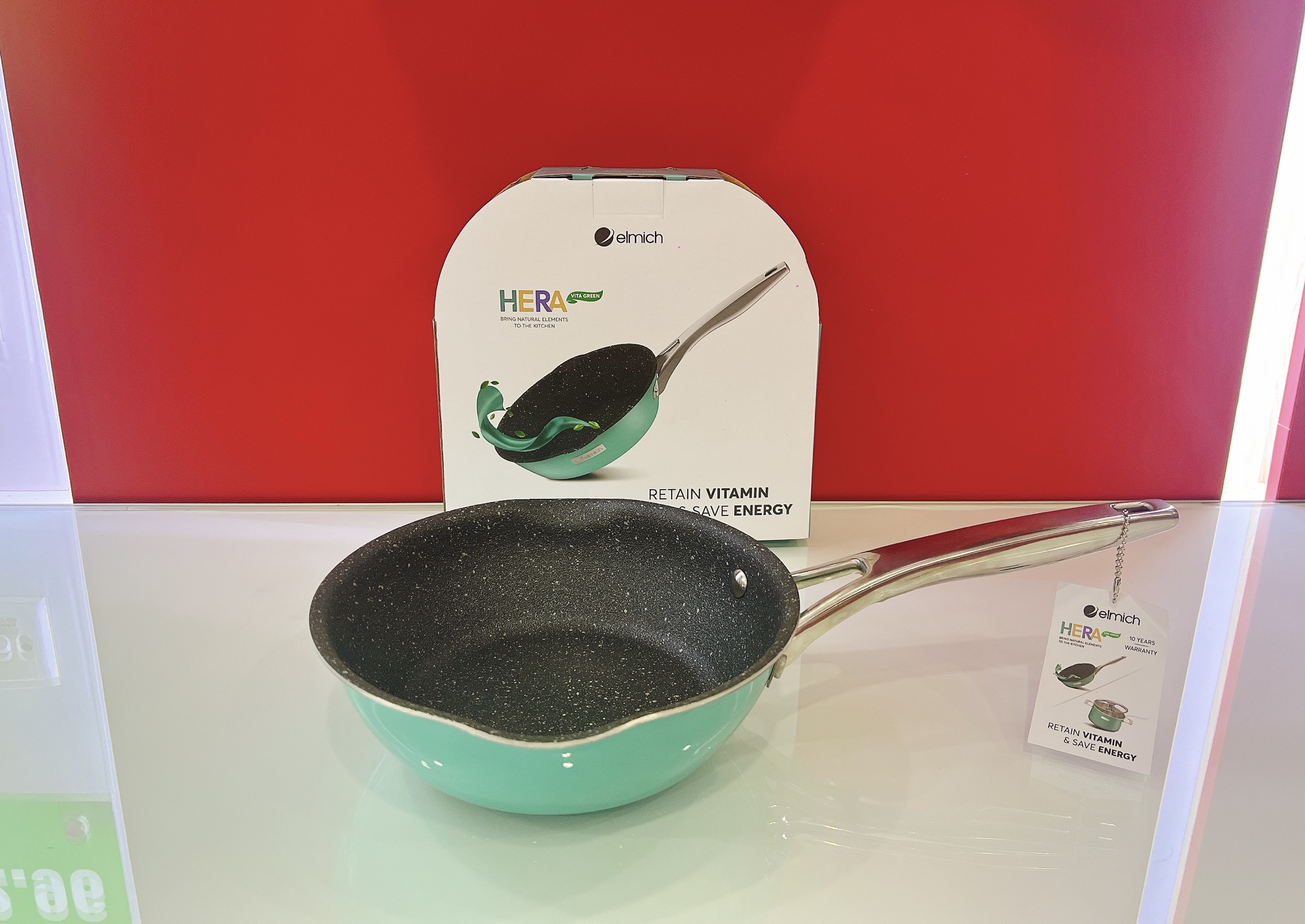Chảo inox liền khối elmich hera el-8105 size 20cm, 24cm, 26cm, 28cm