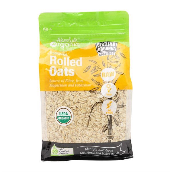 Yến mạch tươi Úc hữu cơ Absolute Organic Rolled Oat 700g