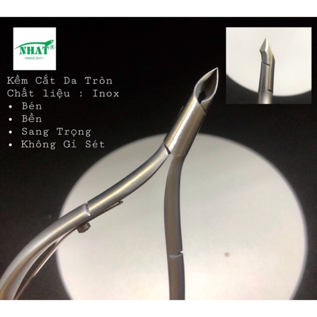 Combo • 10 kềm cắt da tròn inox không rỉ sét | kềm nhật