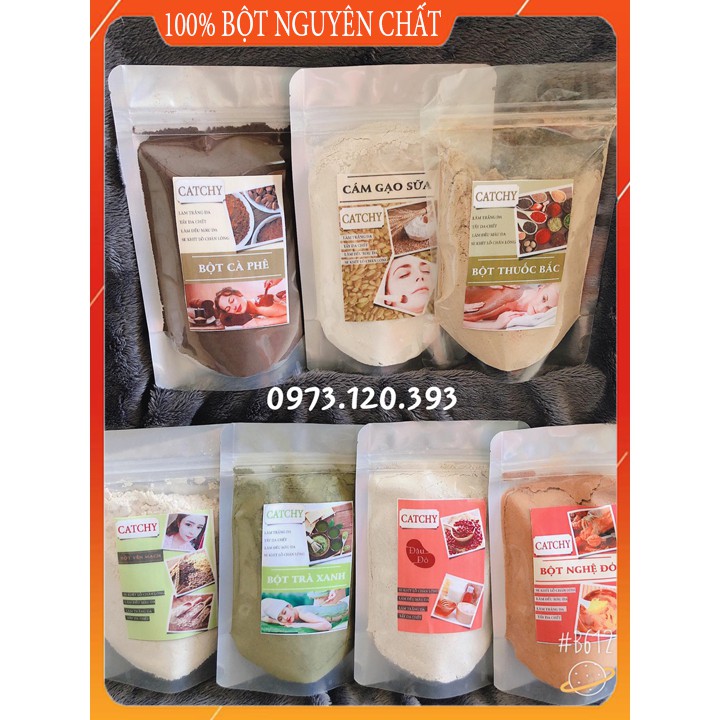 Combo bột tắm trắng nguyên chất 6 loại tắm trắng da an toàn tại nhà - buubeauty