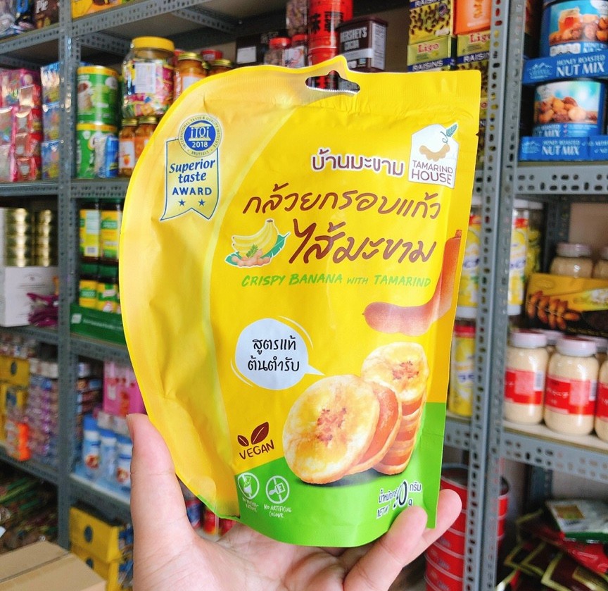 Bánh chuối kẹp me Thái 90g (Mẫu Mới) - Date T8/2023