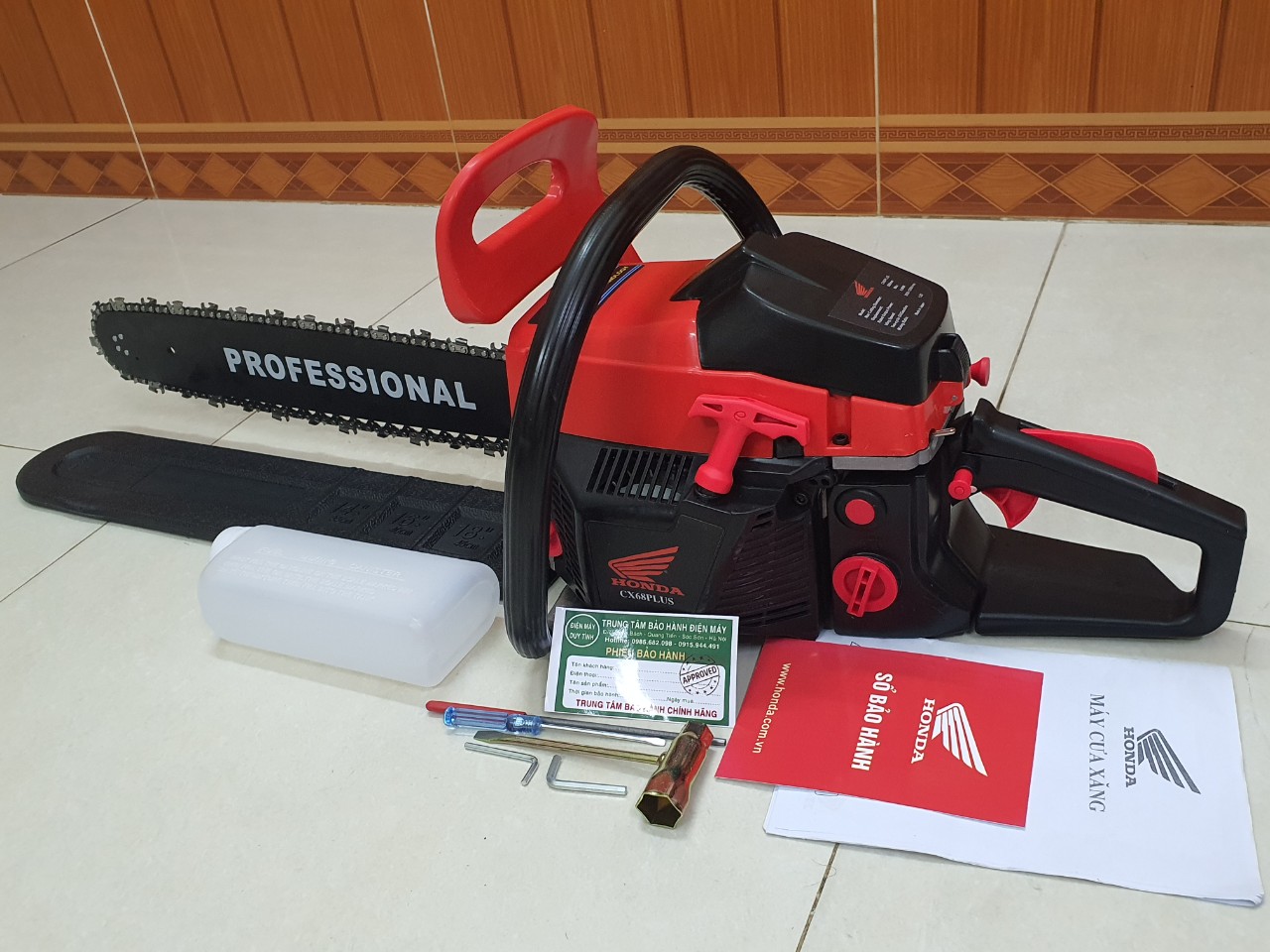 Máy Cưa Xích Chạy Xăng HDA CX68S-Máy Cắt Gỗ 68PLUS-Tặng Bugi