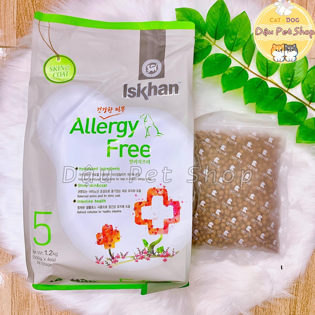 Iskhan 5 thức ăn dành cho chó dễ mẫn cảm dị ứng gói lẻ 300gr, đa dạng mẫu mã, chất lượng sản phẩm đảm bảo và cam kết hàng đúng như mô tả