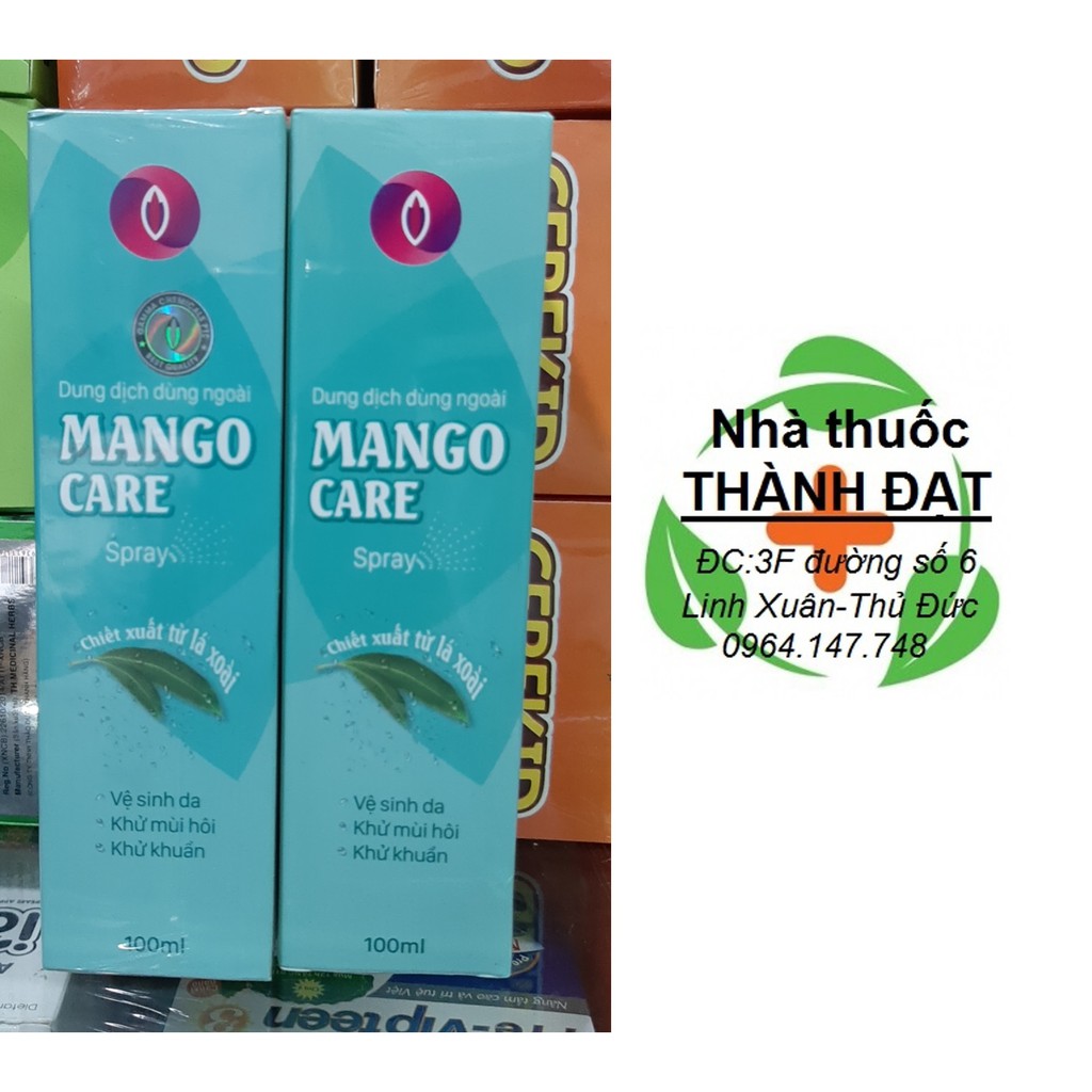 dung dịch dùng ngoài MANGO CARE chiết xuất từ lá xoài