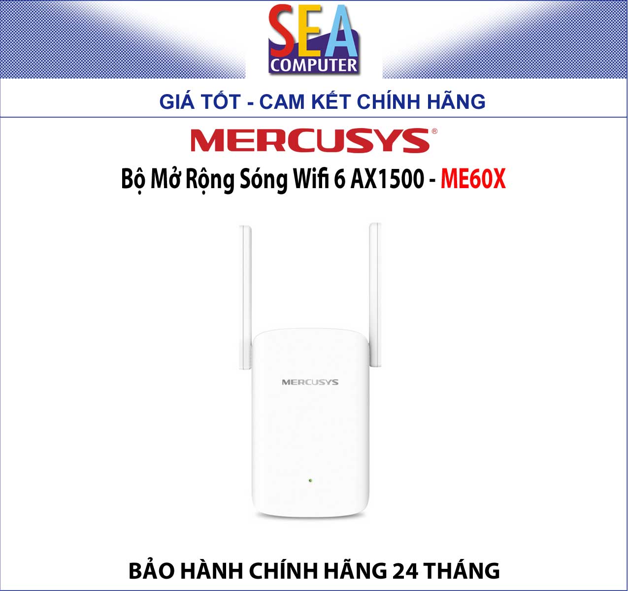 Mercusys Bộ Mở Rộng Sóng Wi-Fi 6 - ME60X / ME80X