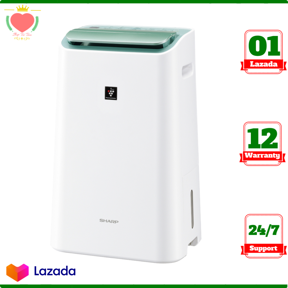 [Trả góp 0%]DW-E16FA-W | Máy lọc không khí và hút ẩm Sharp DW-E16FA-W (38m²/16lít) (Hàng chính hãng)