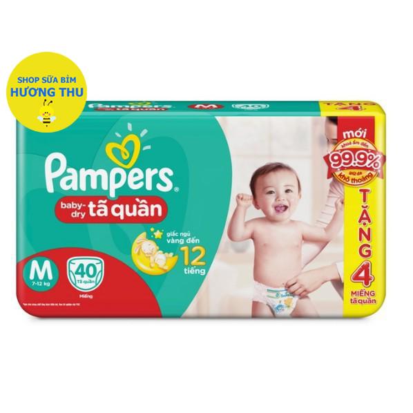 Tã/bỉm quần pampers size m 40 miếng