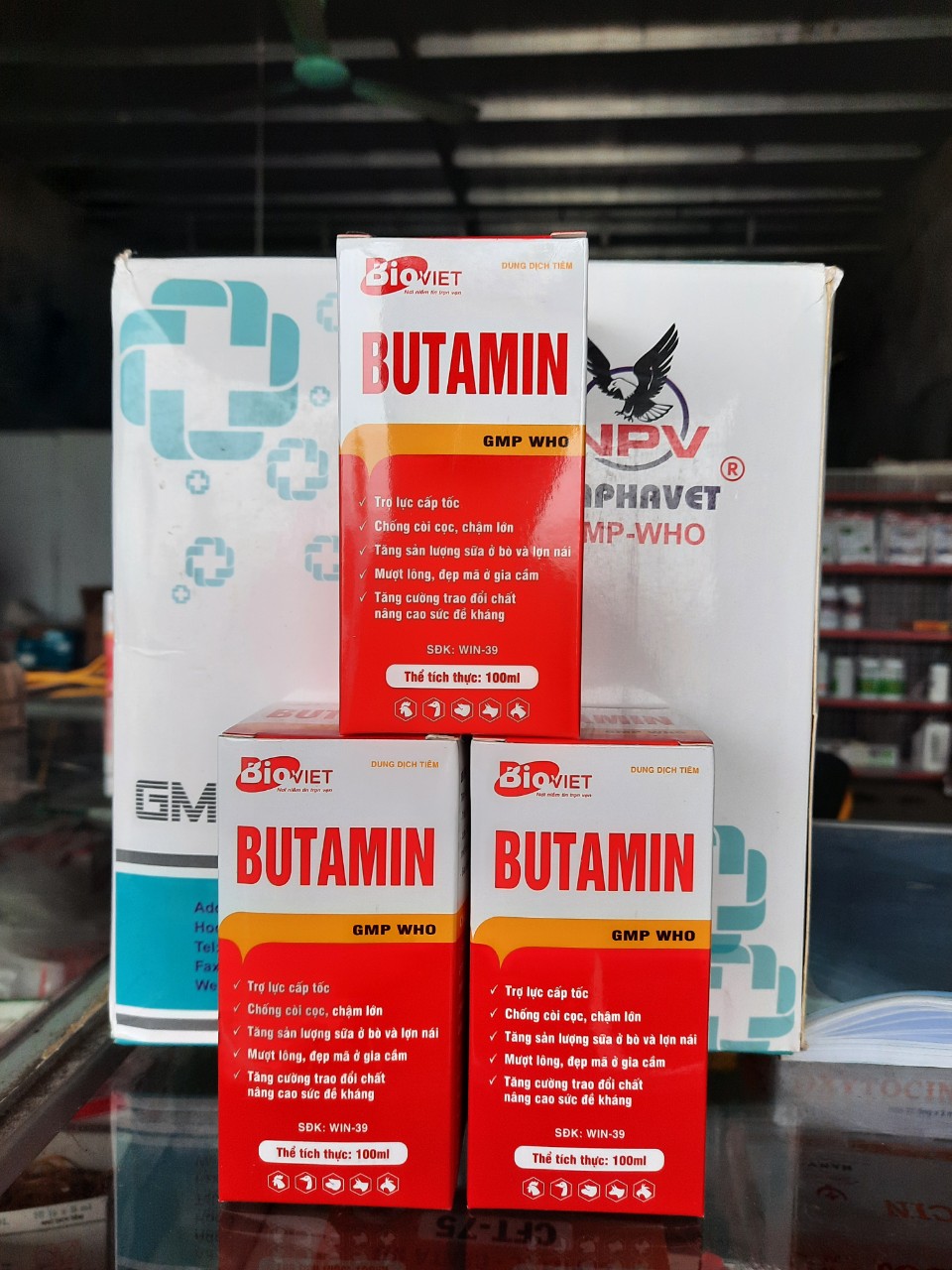 Butamin b12 trợ lực gia súc gia cầm