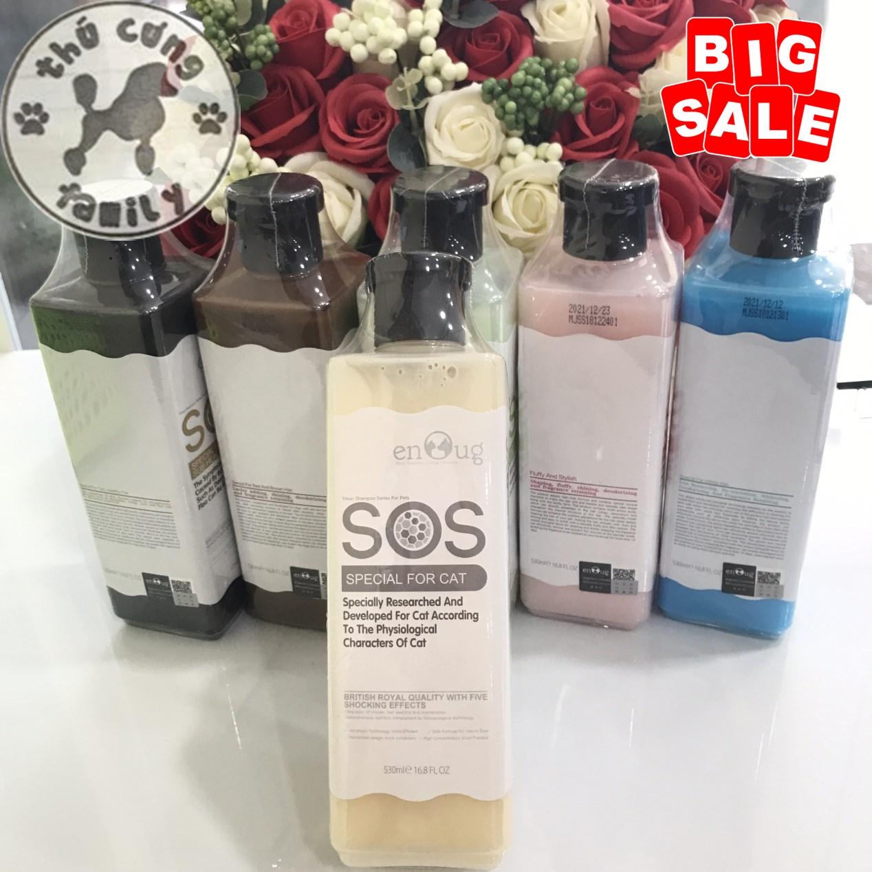 [HCM]Sữa tắm SOS Trắng Đục - sữa tắm danh riêng cho  MÈO - 530ml - Family Pets